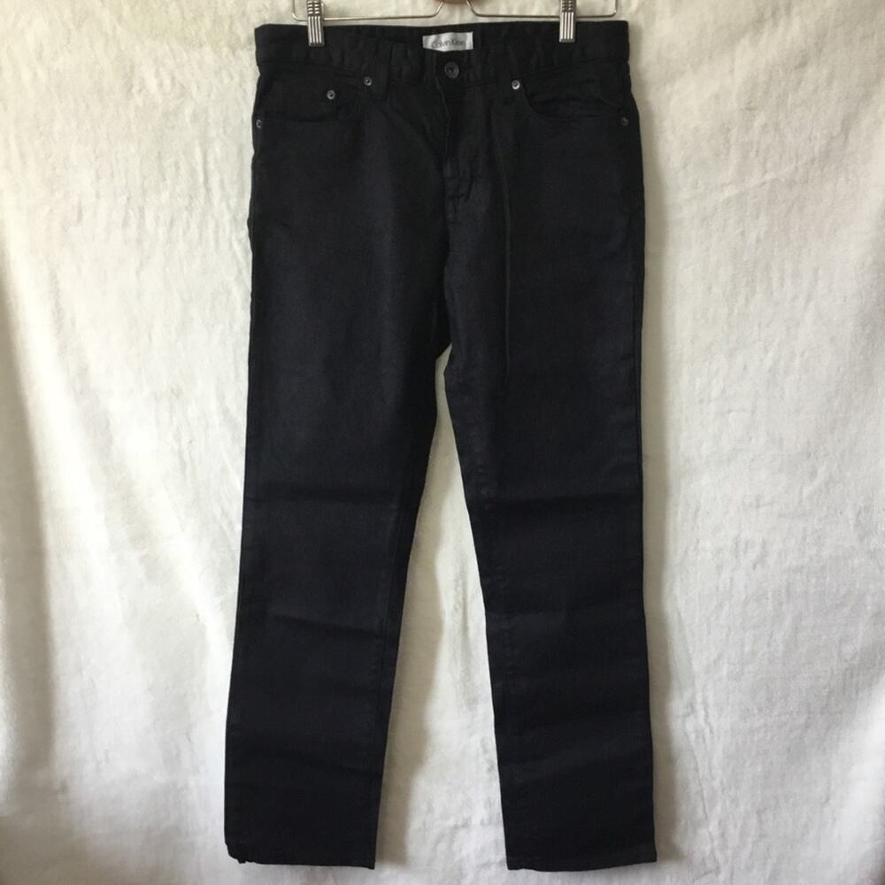 Calvin Klein Classic Black Slim Straight Jeans